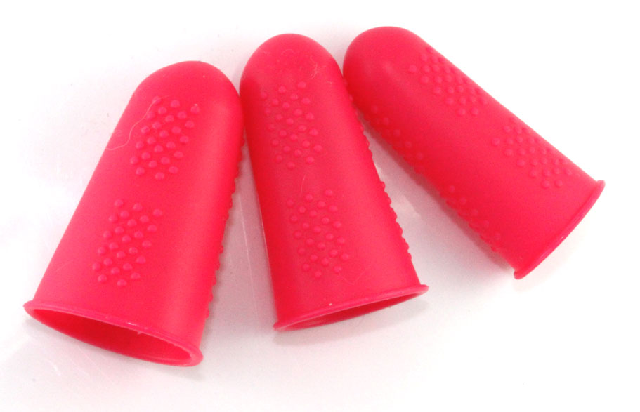 Shocking Pink Silicone Fingertips
